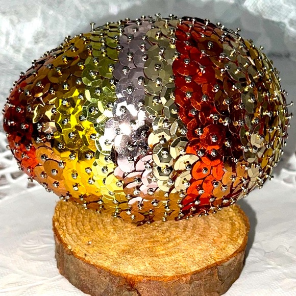 Sequin Ombre Easter Egg | Easter Tree Ornament - Picture 2 of 16